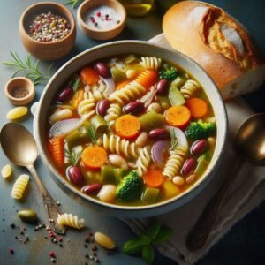 Sopa minestrone italiana