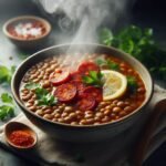 sopa de lentejas con chorizo