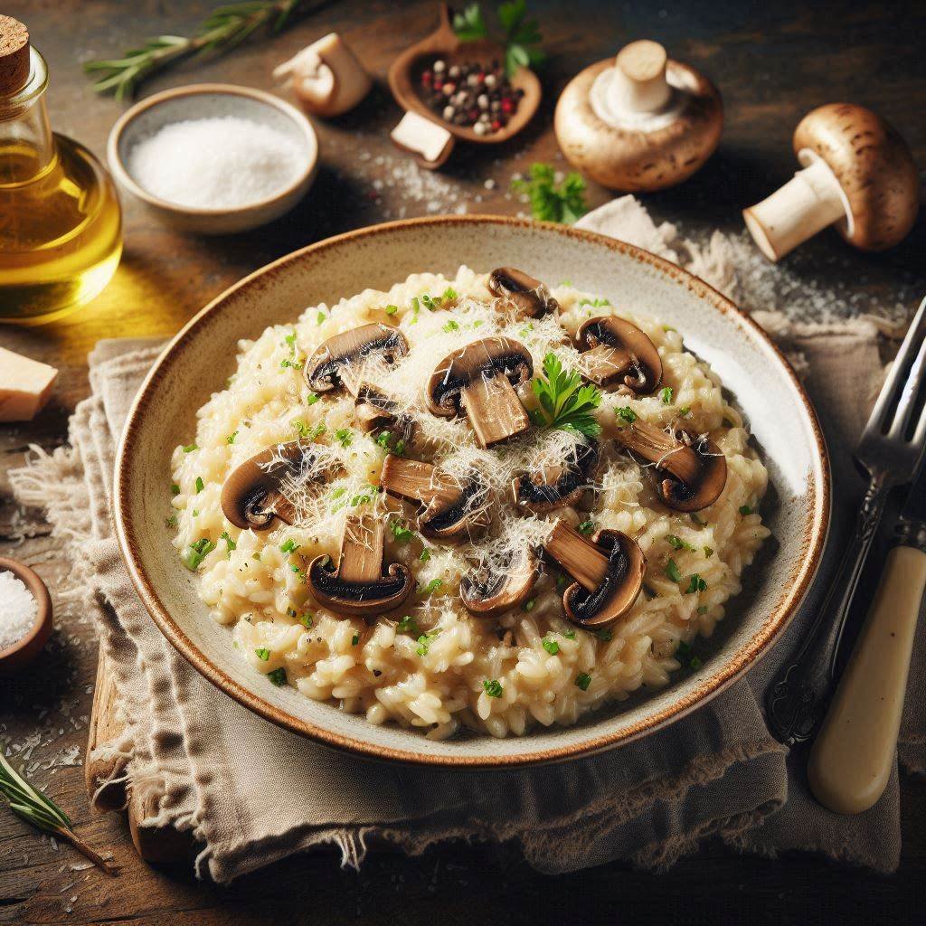 Risotto de Champiñones, una receta rica y saludable!