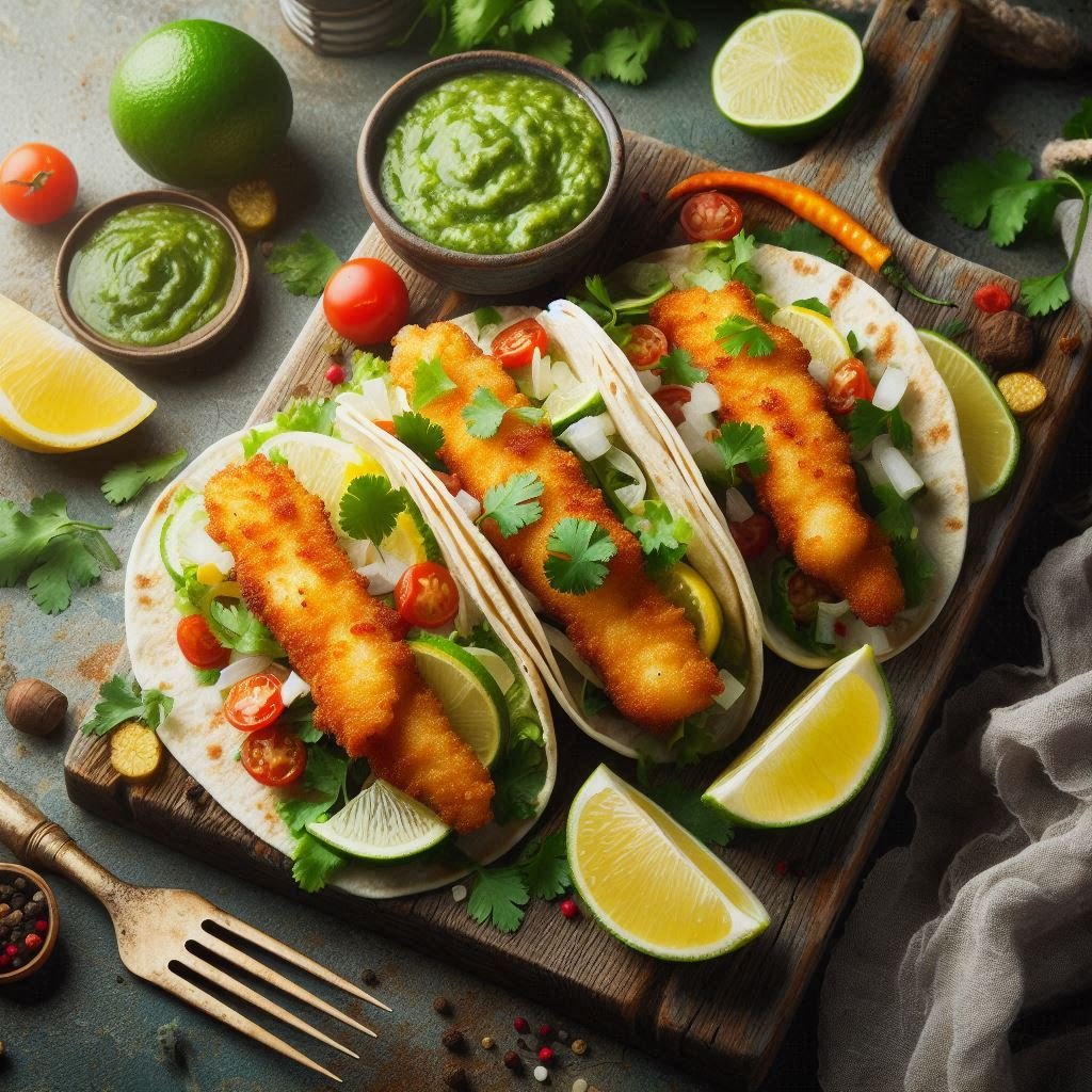 Tacos de Pescado maravillosamente ricos!!