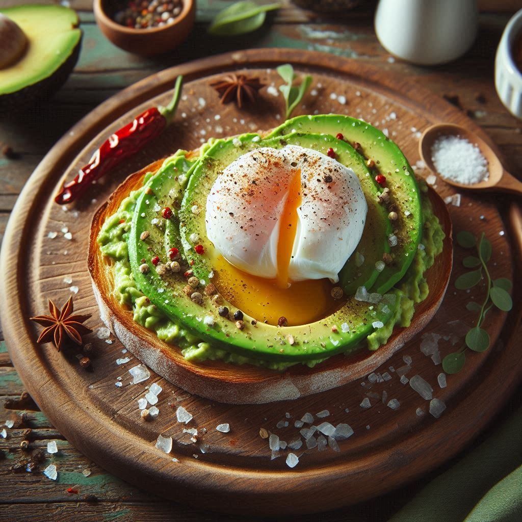 ¡¡Tostadas de Aguacate con Huevo Poche en (10 min)